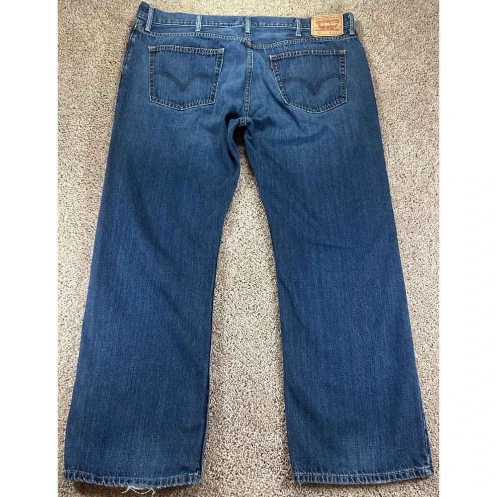 Levis 527 Boot Cut Jeans Men 44x32 100% Cotton Boot Cut Denim Pants